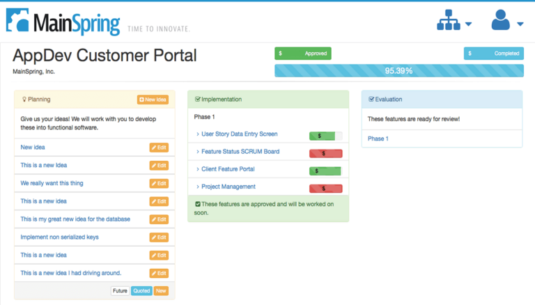 AppDev Customer Portal