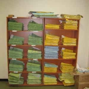 CURE Old filing system