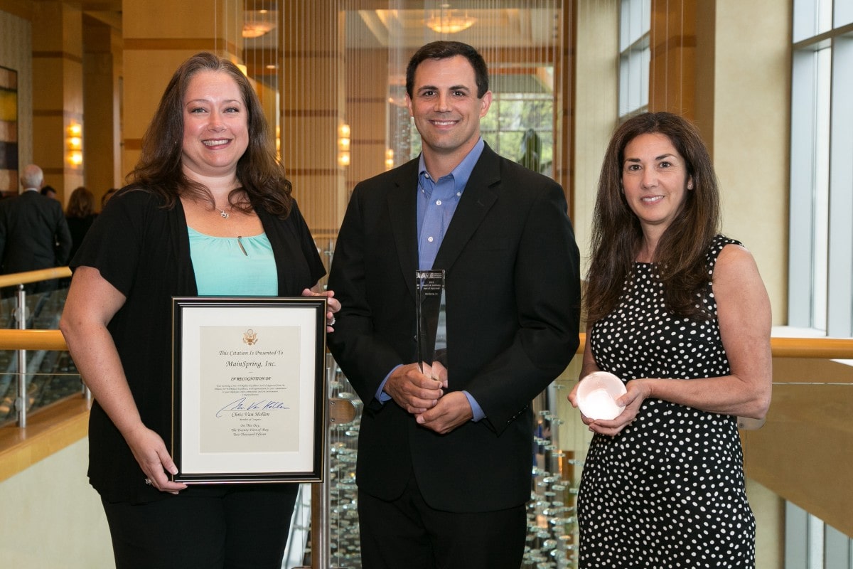 MainSpring wins 2015 Alliance for Workplace Excellence, Wellness and Eco-Leadership Awards