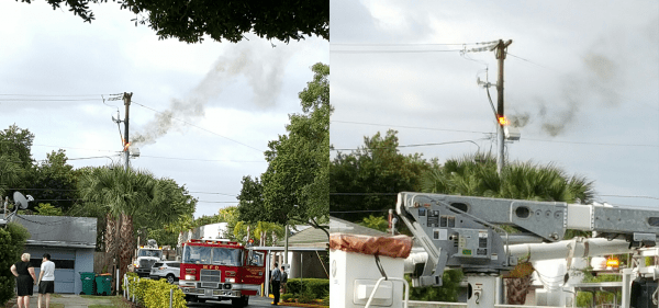 MainSpring Support Centre transformer on fire